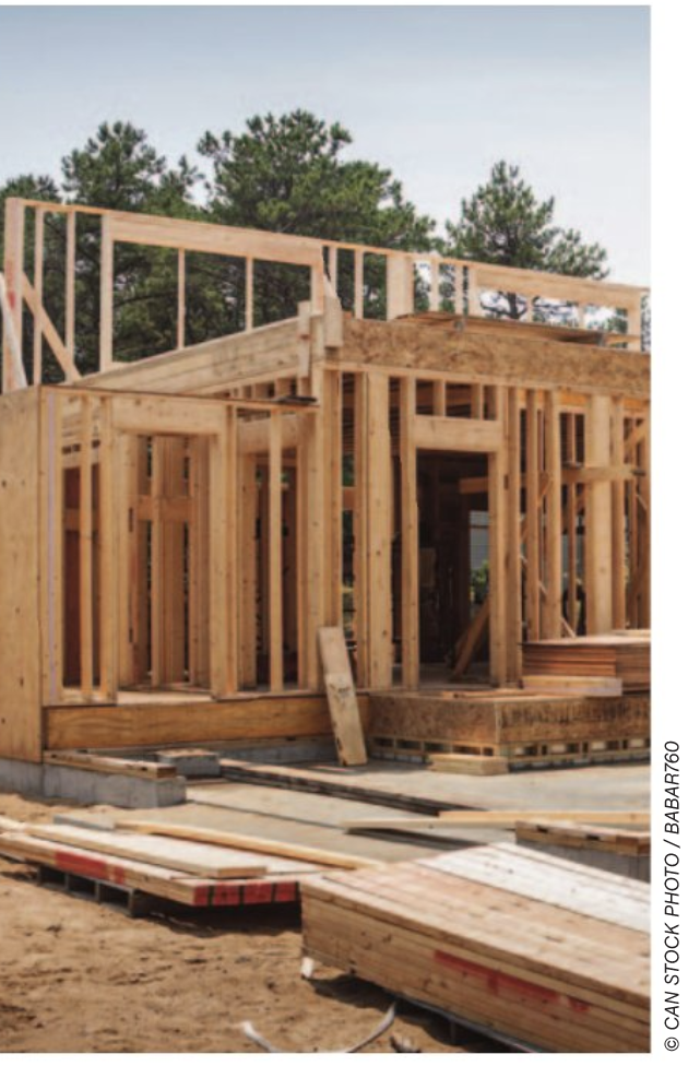 homebuilding stock image