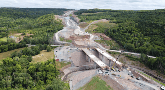 Nova Scotia 104 Middle Brook Bridges
